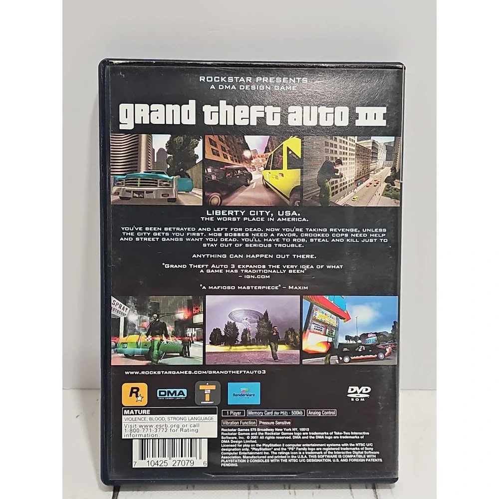 Grand Theft Auto 3 - Sony PlayStation 2